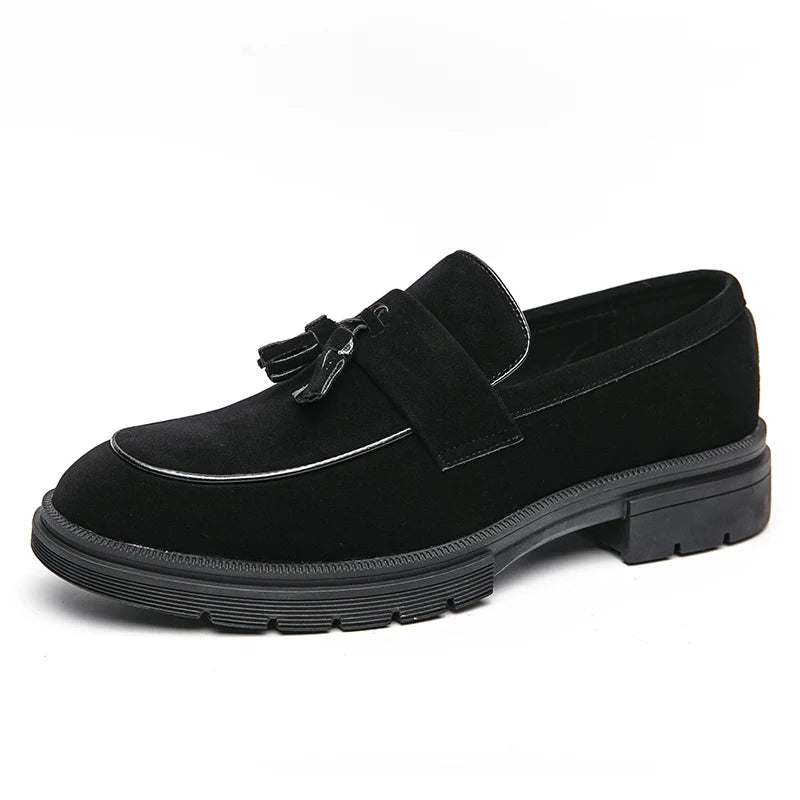 Hot Selling Soft Soled Comfortable Loafers Europe America Massage Soles Men's Commuting Work Shoes Party Men's Formal Shoes